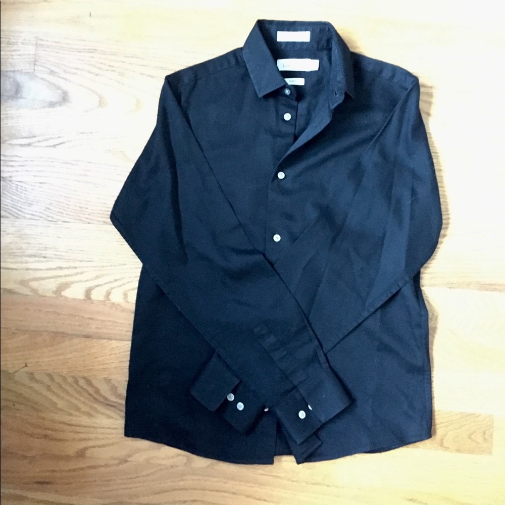 Boys long sleeve button up shirt